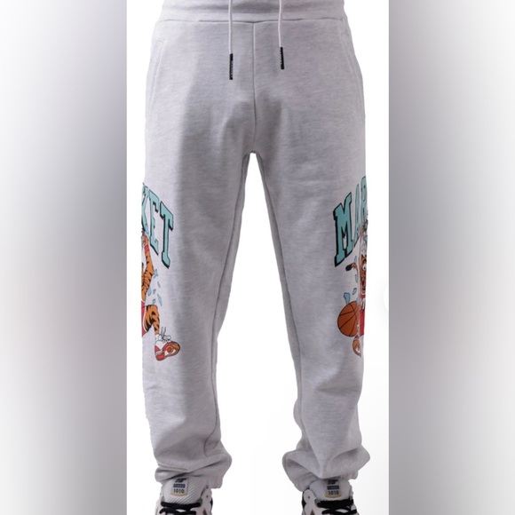Market Dunking Cat Sweatpants - NWT - 2XL - Picture 1 of 16